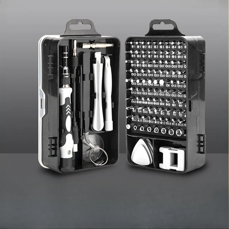 Electronics Repair Business - 115-in-1 Multifunktionales Schraubendreher-Set für Uhren, Computer