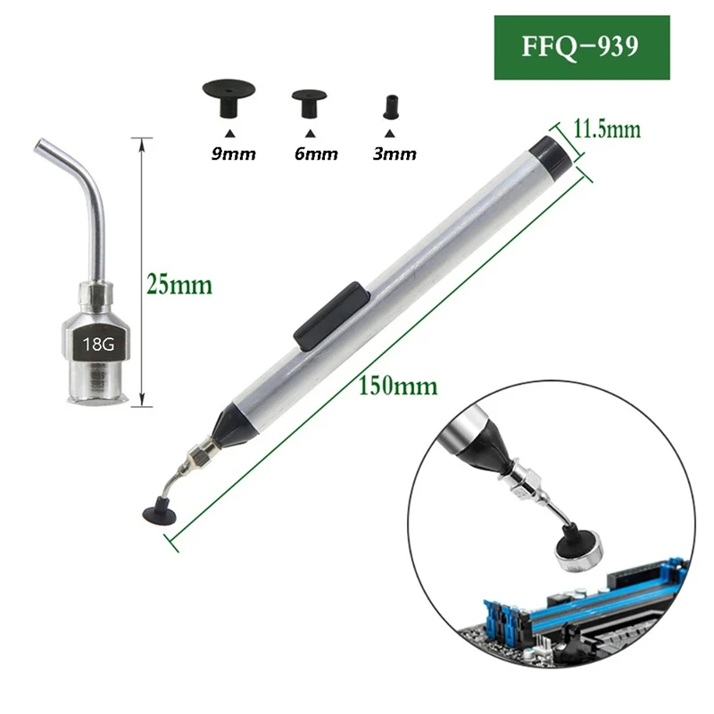 Manuelles Vakuum-Saugstift-Set – Electronics Repair Business Bewertung und Preis